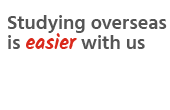 Tagline – Studying overseas is easier with us